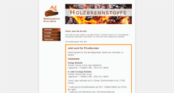 Desktop Screenshot of holzbrennstoffe-nord.de